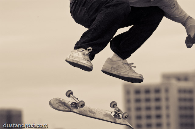 Skateboarder, NYC South Street Seaport