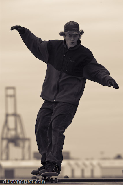 Skateboarder, NYC South Street Seaport