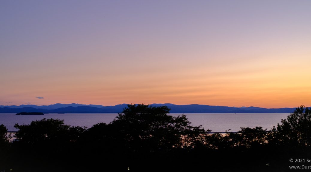 Sunset at Burlington Waterfront